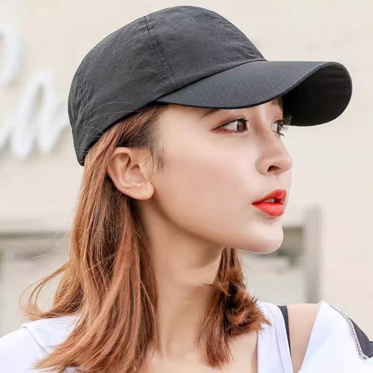 여자 남자 좋은 아웃도어 편칭홀 베이직 통기성 볼캡