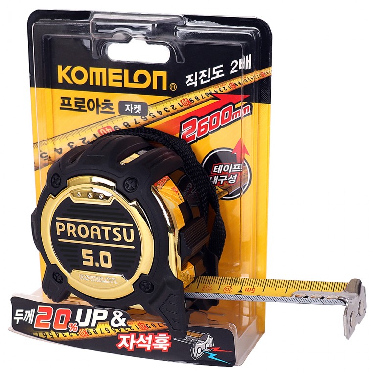 코메론줄자 프로아츠자켓줄자 KMC-31JTK 5Mx25mm