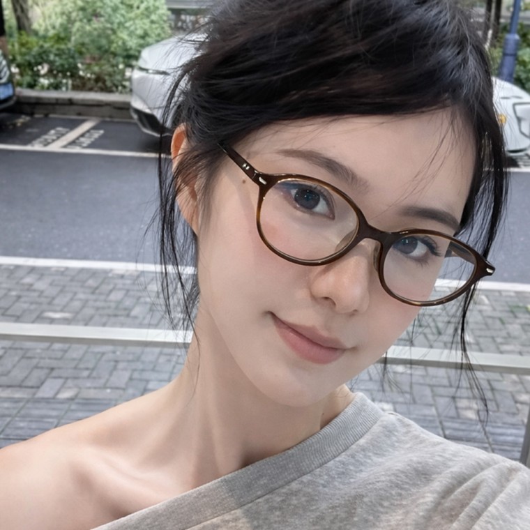 블루라이트 차단 안경 얼굴형에 얇은뿔테 맞는 3컬러 쌩얼안경