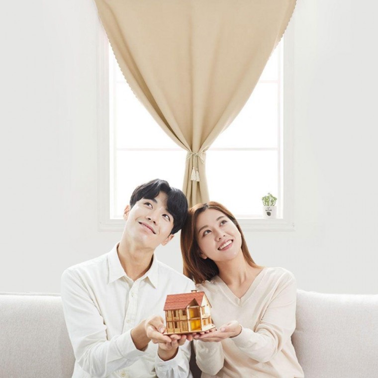 셀프 암막 커튼 패브릭 붙이는 가림막 커텐 1.5x2m 방한 거실 가리개 작은창 아이방