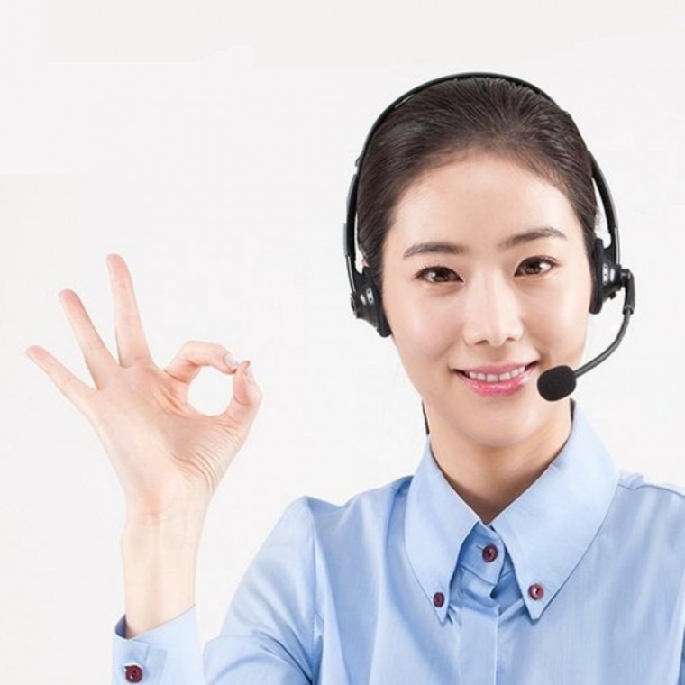 고객센터용 IP폰 헤드셋 고품질 통화용 이어폰 유선헤드폰 전화헤드셋 전화기헤드셋